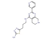 N-[3-(5-amino-1,3,4-thiadiazol-2-yl)propyl]-2-pyridin-3-yl-5,6,7,8-tetrahydropyrido[3,4-d]pyrimidin-4-amine