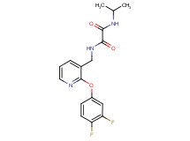 N-{[2-(3,4-difluorophenoxy)pyridin-3-yl]methyl}-N'-isopropylethanediamide