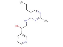 2-[(2-methyl-5-propylpyrimidin-4-yl)amino]-1-pyridin-3-ylethanol