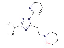 2-[2-(3-isopropyl-1-pyridin-2-yl-1H-1,2,4-triazol-5-yl)ethyl]-1,2-oxazinane