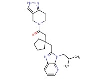 5-({1-[(3-isobutyl-3H-imidazo[4,5-b]pyridin-2-yl)methyl]cyclopentyl}acetyl)-4,5,6,7-tetrahydro-2H-pyrazolo[4,3-c]pyridine