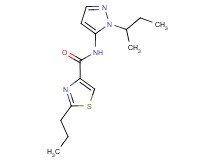 N-(1-sec-butyl-1H-pyrazol-5-yl)-2-propyl-1,3-thiazole-4-carboxamide