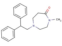 1-(2,2-diphenylethyl)-4-methyl-1,4-diazepan-5-one