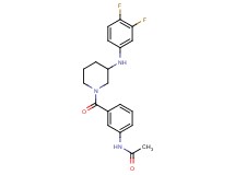N-[3-({3-[(3,4-difluorophenyl)amino]-1-piperidinyl}carbonyl)phenyl]acetamide