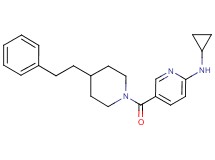 N-cyclopropyl-5-{[4-(2-phenylethyl)piperidin-1-yl]carbonyl}pyridin-2-amine
