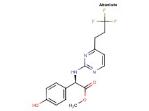 methyl (2R)-(4-hydroxyphenyl){[4-(3,3,3-trifluoropropyl)pyrimidin-2-yl]amino}acetate