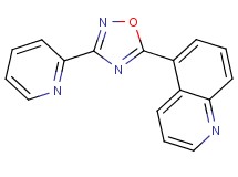 5-[3-(2-pyridinyl)-1,2,4-oxadiazol-5-yl]quinoline