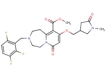 methyl 9-[(1-methyl-5-oxo-3-pyrrolidinyl)methoxy]-7-oxo-3-(2,3,6-trifluorobenzyl)-1,2,3,4,5,7-hexahydropyrido[1,2-d][1,4]diazepine-10-carboxylate