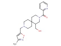 [9-[(3-methylisoxazol-5-yl)methyl]-3-(pyridin-2-ylcarbonyl)-3,9-diazaspiro[5.5]undec-1-yl]methanol