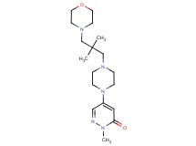 5-{4-[2,2-dimethyl-3-(4-morpholinyl)propyl]-1-piperazinyl}-2-methyl-3(2H)-pyridazinone
