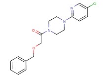 1-[(benzyloxy)acetyl]-4-(5-chloro-2-pyridinyl)piperazine