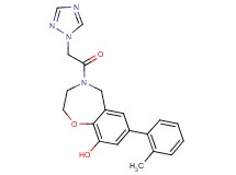 7-(2-methylphenyl)-4-(1H-1,2,4-triazol-1-ylacetyl)-2,3,4,5-tetrahydro-1,4-benzoxazepin-9-ol