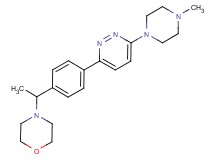 4-(1-{4-[6-(4-methylpiperazin-1-yl)pyridazin-3-yl]phenyl}ethyl)morpholine