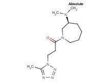 (3S)-N,N-dimethyl-1-[3-(5-methyl-1H-tetrazol-1-yl)propanoyl]azepan-3-amine