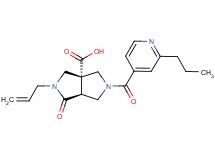 (3aR*,6aS*)-2-allyl-1-oxo-5-(2-propylisonicotinoyl)hexahydropyrrolo[3,4-c]pyrrole-3a(1H)-carboxylic acid