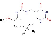 N-(5-tert-butyl-2-methoxyphenyl)-N'-[(2,4-dioxo-1,2,3,4-tetrahydropyrimidin-5-yl)methyl]urea