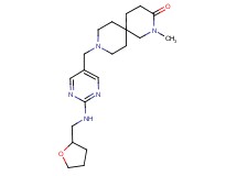 2-methyl-9-({2-[(tetrahydrofuran-2-ylmethyl)amino]pyrimidin-5-yl}methyl)-2,9-diazaspiro[5.5]undecan-3-one