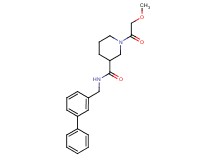 N-(3-biphenylylmethyl)-1-(methoxyacetyl)-3-piperidinecarboxamide