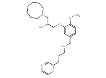 1-(1-azocanyl)-3-[2-methoxy-5-({[3-(3-pyridinyl)propyl]amino}methyl)phenoxy]-2-propanol