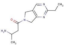 [3-(2-ethyl-5,7-dihydro-6H-pyrrolo[3,4-d]pyrimidin-6-yl)-1-methyl-3-oxopropyl]amine hydrochloride