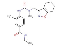 N-ethyl-3-methyl-4-({[methyl(4,5,6,7-tetrahydro-1,2-benzisoxazol-3-ylmethyl)amino]carbonyl}amino)benzamide