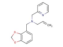 N-(1,3-benzodioxol-4-ylmethyl)-N-(pyridin-2-ylmethyl)prop-2-en-1-amine
