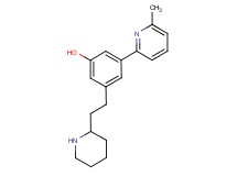 3-(6-methylpyridin-2-yl)-5-(2-piperidin-2-ylethyl)phenol