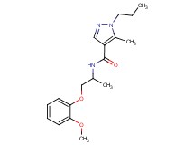 N-[2-(2-methoxyphenoxy)-1-methylethyl]-5-methyl-1-propyl-1H-pyrazole-4-carboxamide