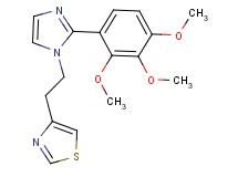 4-{2-[2-(2,3,4-trimethoxyphenyl)-1H-imidazol-1-yl]ethyl}-1,3-thiazole