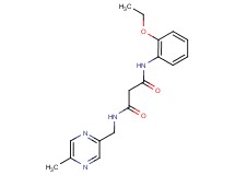 N-(2-ethoxyphenyl)-N'-[(5-methylpyrazin-2-yl)methyl]malonamide