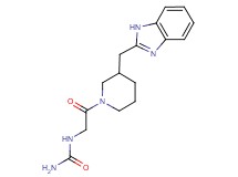 N-{2-[3-(1H-benzimidazol-2-ylmethyl)piperidin-1-yl]-2-oxoethyl}urea