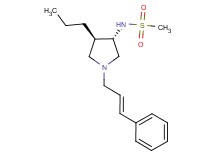N-{(3S*,4R*)-1-[(2E)-3-phenyl-2-propen-1-yl]-4-propyl-3-pyrrolidinyl}methanesulfonamide