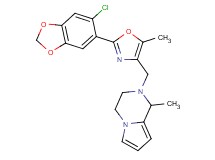 2-{[2-(6-chloro-1,3-benzodioxol-5-yl)-5-methyl-1,3-oxazol-4-yl]methyl}-1-methyl-1,2,3,4-tetrahydropyrrolo[1,2-a]pyrazine