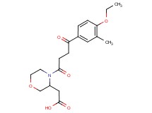 {4-[4-(4-ethoxy-3-methylphenyl)-4-oxobutanoyl]morpholin-3-yl}acetic acid