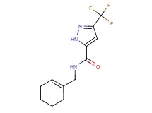 N-(cyclohex-1-en-1-ylmethyl)-3-(trifluoromethyl)-1H-pyrazole-5-carboxamide