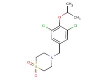 4-(3,5-dichloro-4-isopropoxybenzyl)thiomorpholine 1,1-dioxide