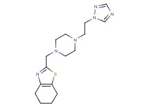 2-({4-[2-(1H-1,2,4-triazol-1-yl)ethyl]piperazin-1-yl}methyl)-4,5,6,7-tetrahydro-1,3-benzothiazole