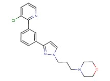 4-(3-{3-[3-(3-chloro-2-pyridinyl)phenyl]-1H-pyrazol-1-yl}propyl)morpholine
