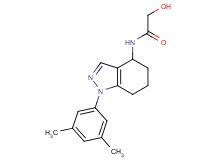 N-[1-(3,5-dimethylphenyl)-4,5,6,7-tetrahydro-1H-indazol-4-yl]-2-hydroxyacetamide