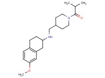 N-[(1-isobutyrylpiperidin-4-yl)methyl]-7-methoxy-1,2,3,4-tetrahydronaphthalen-2-amine