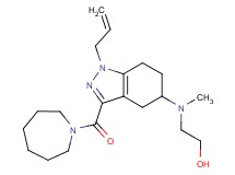 2-[[1-allyl-3-(1-azepanylcarbonyl)-4,5,6,7-tetrahydro-1H-indazol-5-yl](methyl)amino]ethanol