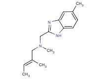 (2E)-N,2-dimethyl-N-[(5-methyl-1H-benzimidazol-2-yl)methyl]but-2-en-1-amine