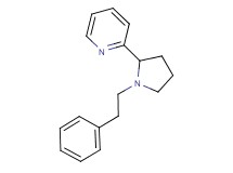 2-[1-(2-phenylethyl)-2-pyrrolidinyl]pyridine