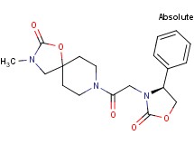 3-methyl-8-{[(4S)-2-oxo-4-phenyl-1,3-oxazolidin-3-yl]acetyl}-1-oxa-3,8-diazaspiro[4.5]decan-2-one