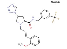 (4R)-1-[(2E)-3-(2-methoxyphenyl)-2-propen-1-yl]-4-(1H-tetrazol-1-yl)-N-[3-(trifluoromethyl)benzyl]-L-prolinamide