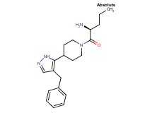 ((1S)-1-{[4-(4-benzyl-1H-pyrazol-5-yl)piperidin-1-yl]carbonyl}butyl)amine