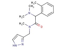 2-(dimethylamino)-N-methyl-2-(2-methylphenyl)-N-(1H-pyrazol-3-ylmethyl)acetamide