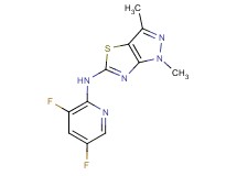N-(3,5-difluoropyridin-2-yl)-1,3-dimethyl-1H-pyrazolo[3,4-d][1,3]thiazol-5-amine