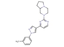 2-{4-[1-(3-methylphenyl)-1H-pyrazol-4-yl]-2-pyrimidinyl}octahydropyrrolo[1,2-a]pyrazine