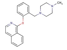 1-{2-[(4-methylpiperazin-1-yl)methyl]phenoxy}isoquinoline